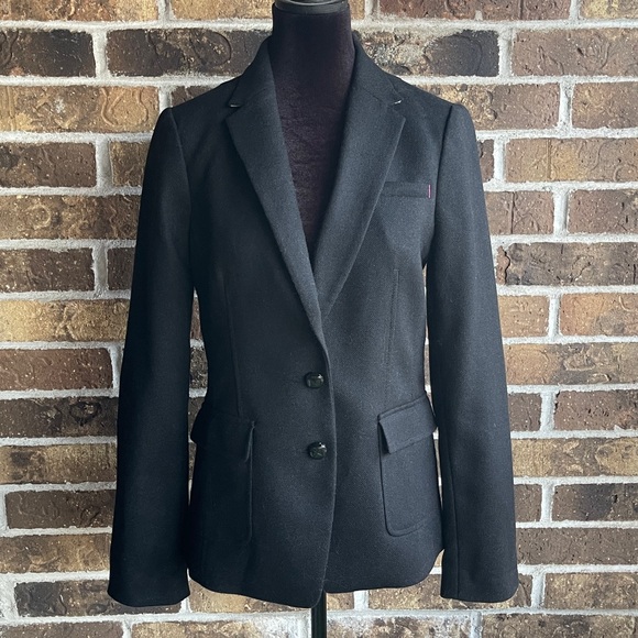 Banana Republic Jackets & Blazers - New BANANA REPUBLIC Classic Wool black blazer jacket career cocktail